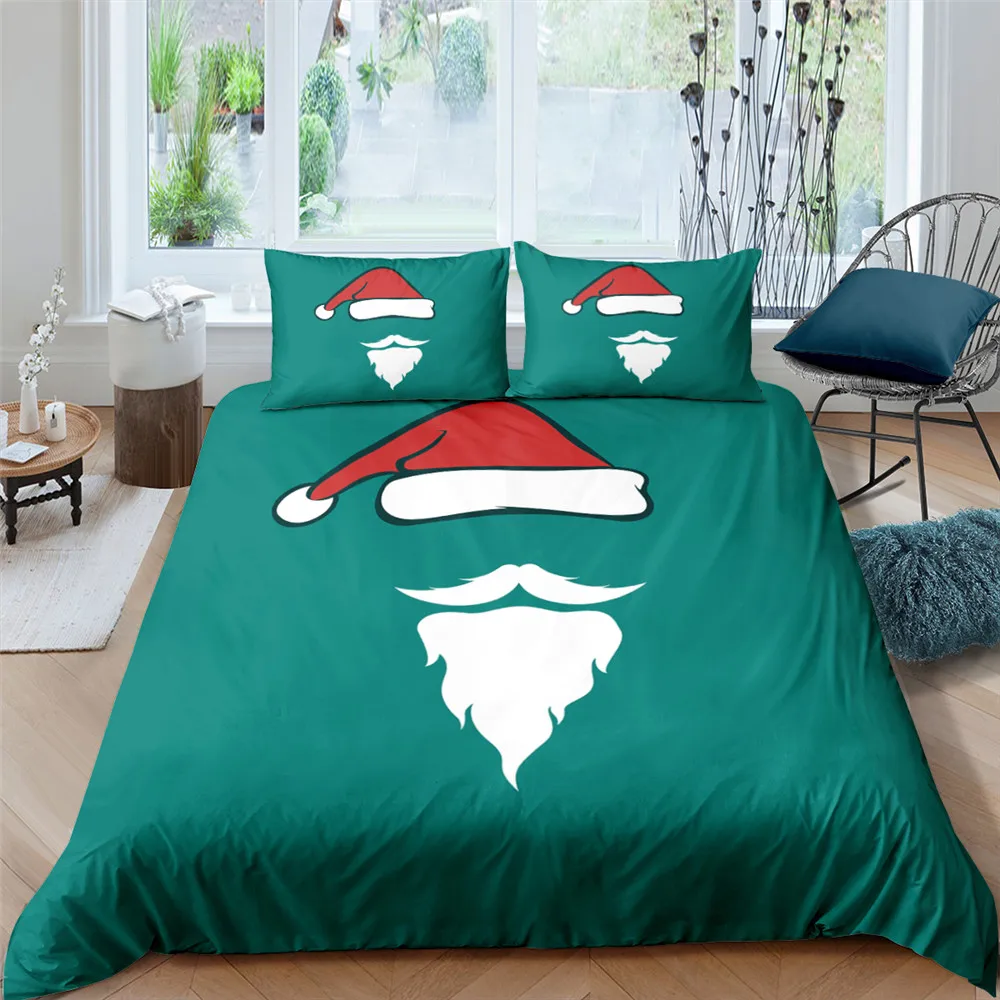

3D Print Simple Christmas Duvet Cover Bedding Set Queen Size Duvet Cover Comforter Bed Cover Set Bedclothes King Size