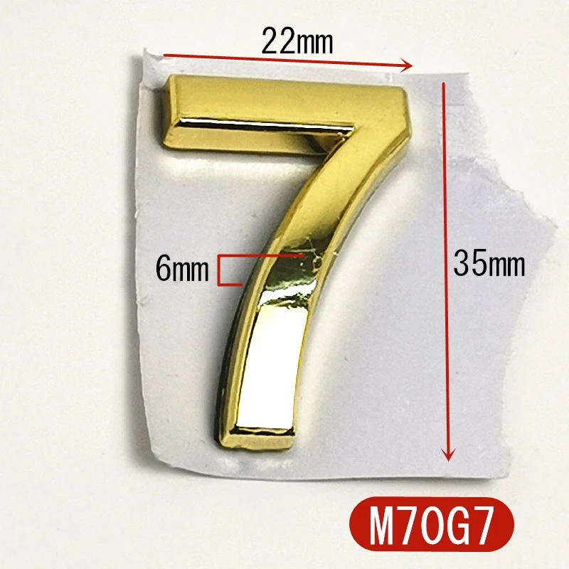 

Адресный номер из АБС-пластика 35 мм x 22 мм, 3D цифровой номерной знак, табличка, наклейка для дверей, семейного отеля, квартиры, дома, улицы