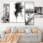 Печать изображения Нью-Йорка настенное искусство домашний декор лама в такси на Таймс Квадратный Холст принты и постеры винтажные черный белый