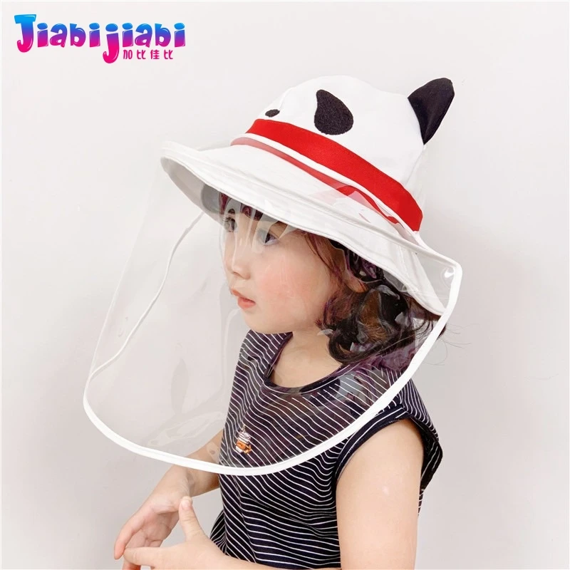 Летняя детская шапка маска противовирусная Защита лица защита от срыгивания