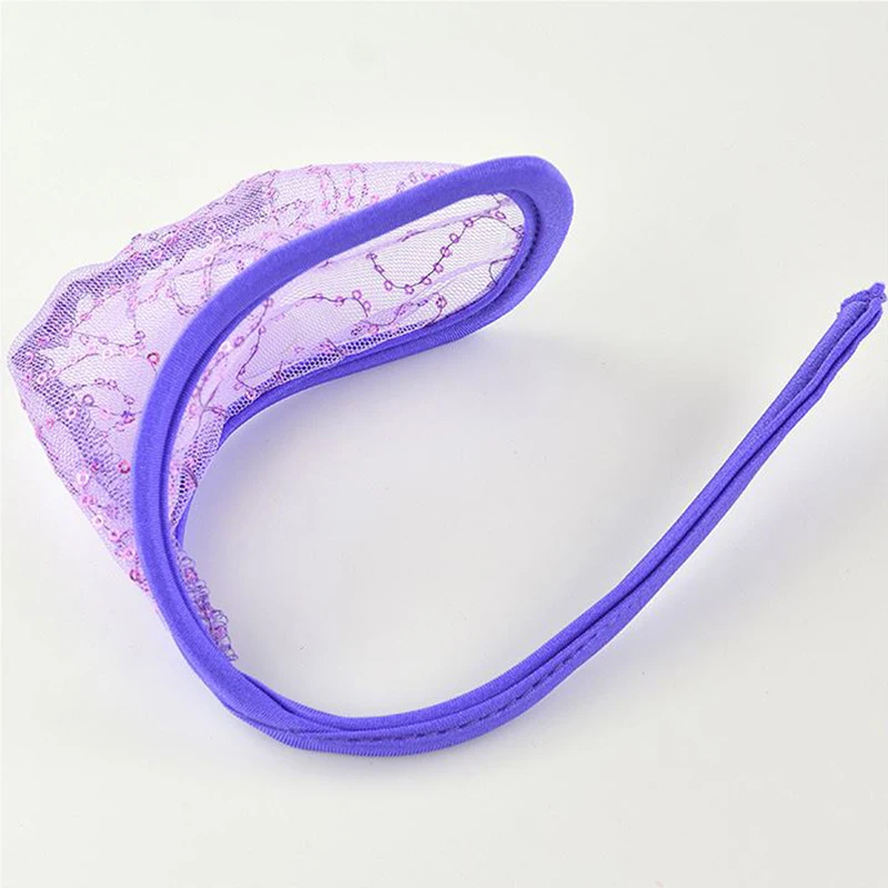 

C-string Thong Lace Sexy Underwear Men's Breathable Seamless Ultrathin Panties Transparent Erotic C-Shaped Lingerie