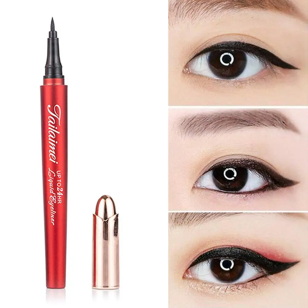 Горячая продажа Черная Подводка для глаз водостойкий стойкий макияж женщин Comestic