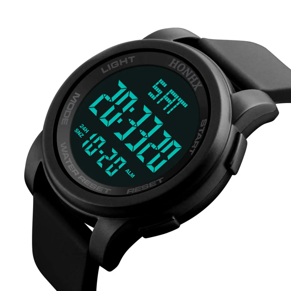 

Brand Men Sports Watches Fashion Chronos Countdown Men's Waterproof LED Digital Watch Man Military Clock Relogio Masculino