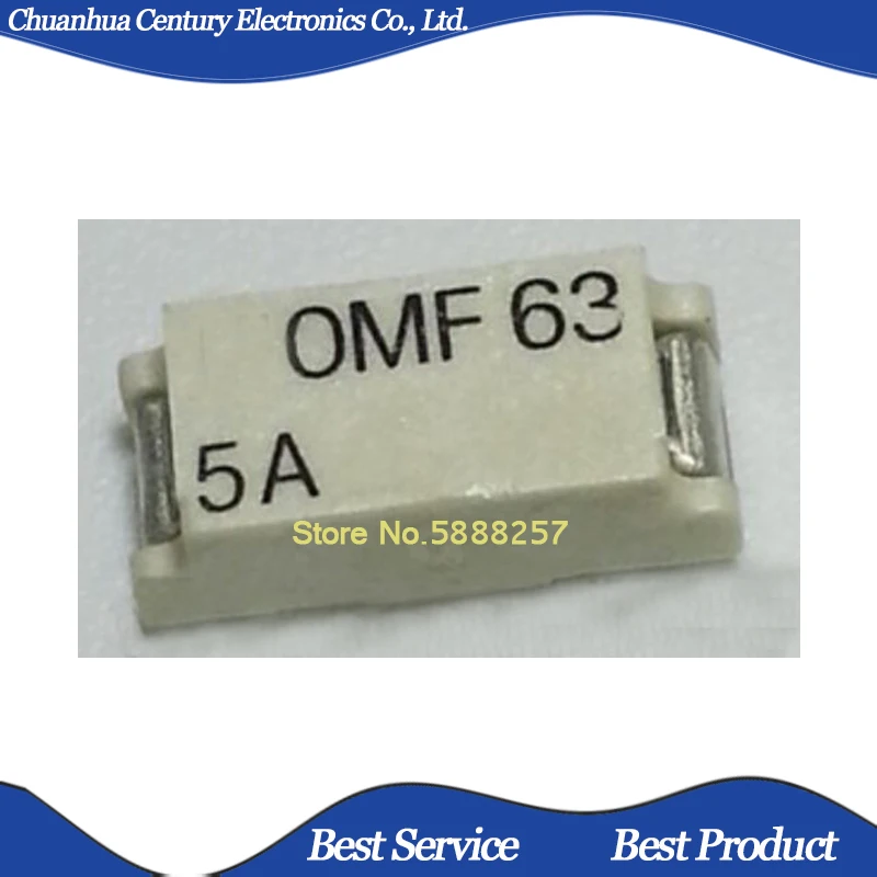 

10 Pcs/Lot OMF63 1A 1.25A 2A 2.5A 3.15A 4A 5A 6.3A SMD 63V New and Original In Stock