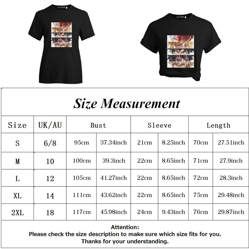 

Japanese Anime My Hero Academia T-Shirt My Hero Academy Printed Tee For Men Women