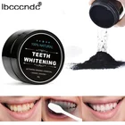 Профессиональное Отбеливание зубов порошок активированный кокосовый уголь Натуральное отбеливание зубов порошок древесного угля татарное удаление пятен