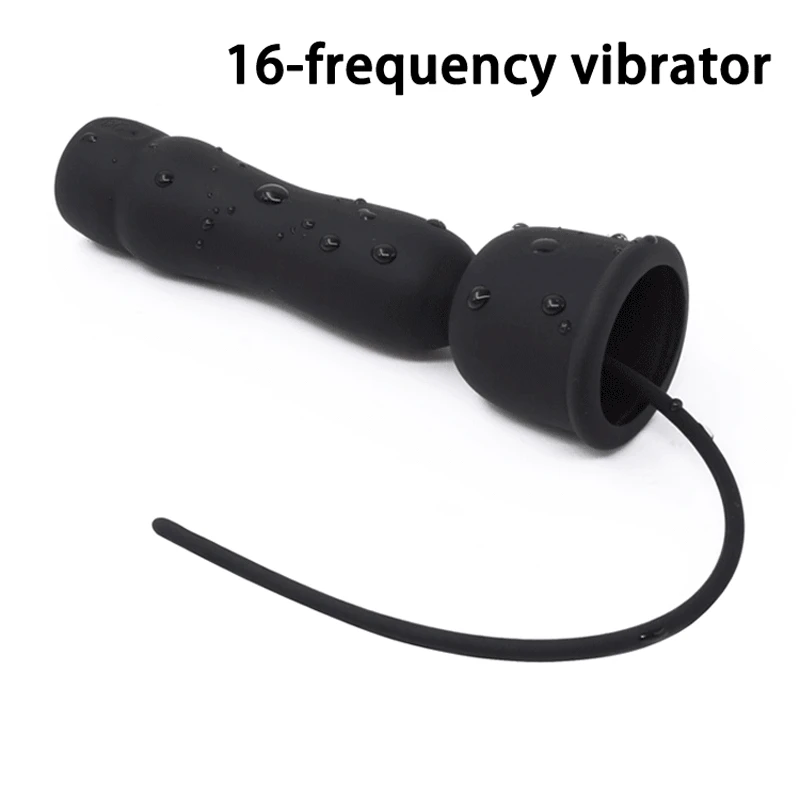 Силиконовый вибрирующий пенис штекер Usb зарядка уретральный звуковой дилатор