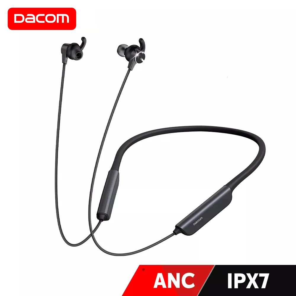 

DACOM L54 ANC Active Noise Cancelling Headphones IPX7 Waterproof Bluetooth Wireless Earphones 14Hours Playback for Android iOS