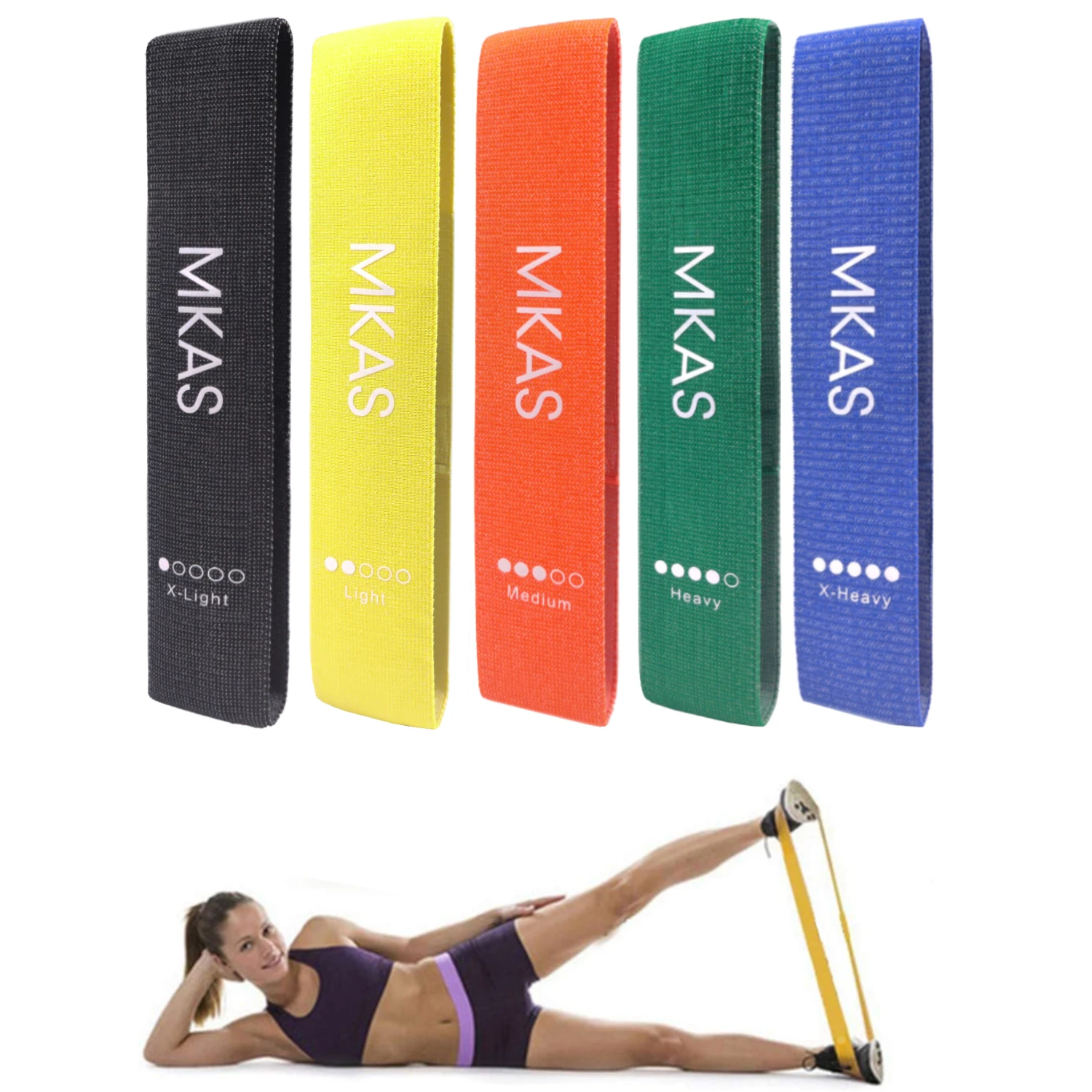 

Fabric Resistance Bands Hip Circle Loop Fitness Booty Bands Workout Exercise Expander Elastic Band For Legs Butt Squat Glute Arm