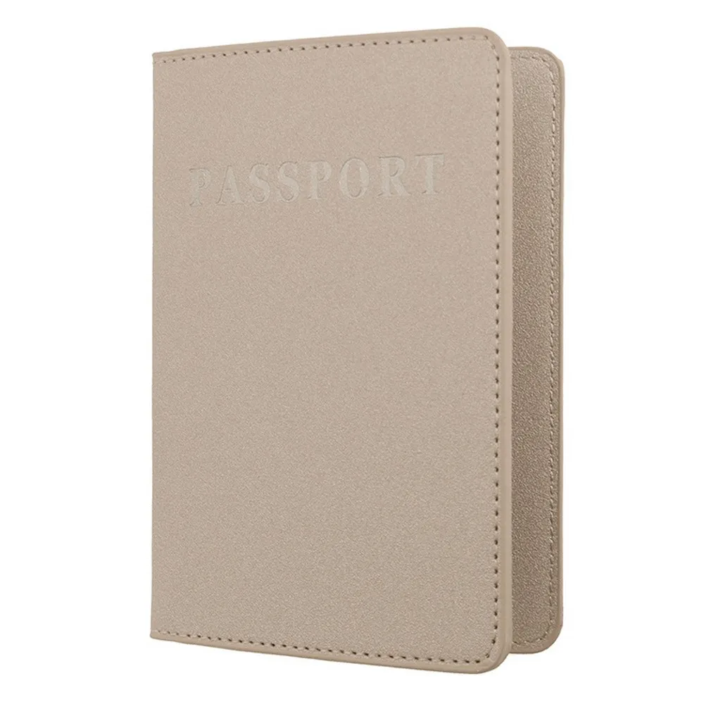 Fashion Women Men Travel Passport ID Card Cover Pu Leather Credit Holder Case Pink Protector Organizer | Дом и сад