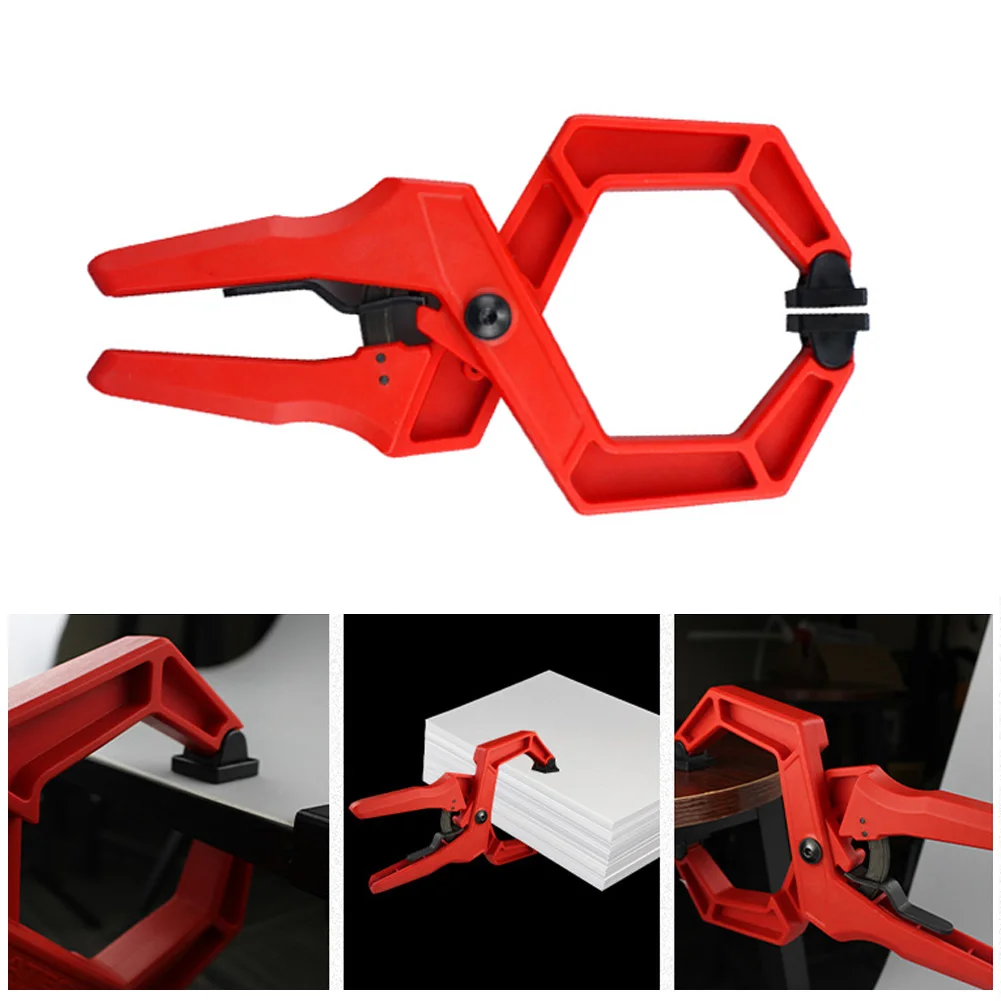

Ratchet Clamp G Shaped Spring Clip Specially Designed Jaws Hold Odd-Shaped Work Pieces Strong Grip Handle Tools For Woodworking