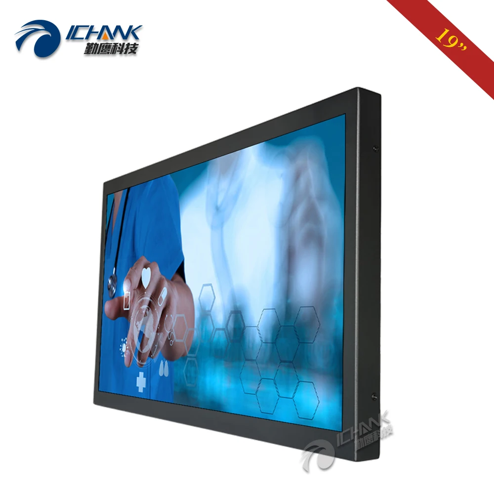 ZB190TC-V592/19 дюймов 1440x900 16:10 широкоформатный металлический корпус HDMI VGA USB POS машина промышленный сенсорный монитор ЖК-экран