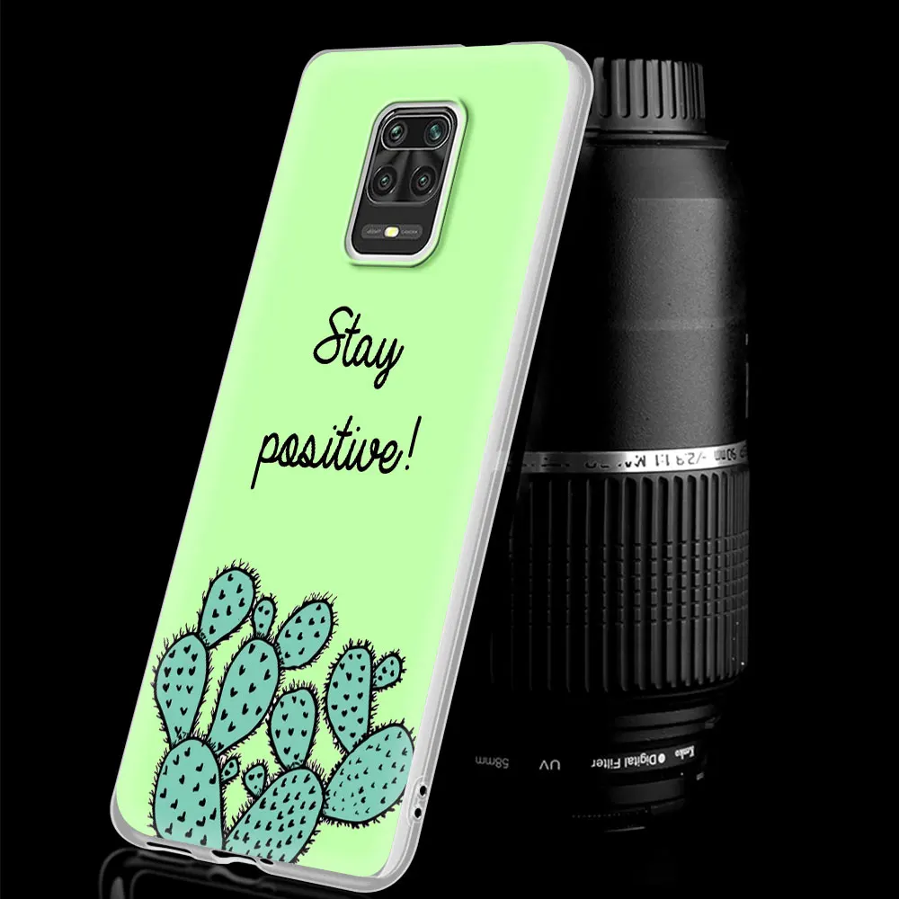

Silicon Phone Case For Xiaomi Redmi Note 9S 8 Pro 9 7 8T 10 9C 7A 8A 9A 6A K30 Pro 6 Soft Matte Cover Flower bee Cartoon Cactus