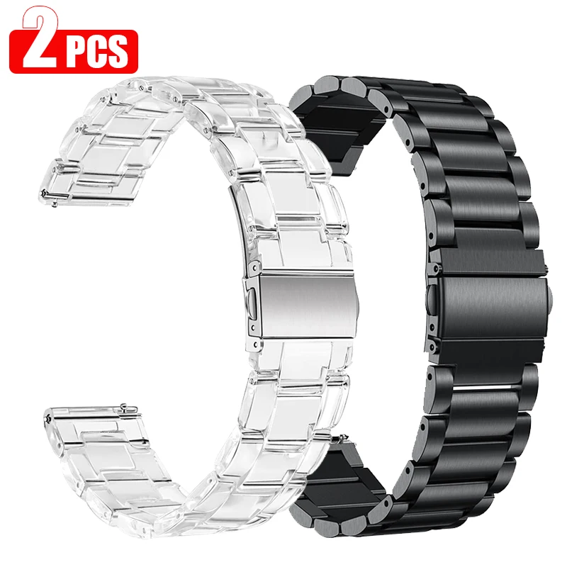 

Металлический Ремешок Для Huawei Watch GT2 Pro GT 2 46 мм, умный Браслет из прозрачной смолы для Huawei Watch GT3 46 мм GT3 Pro, браслет для наручных часов