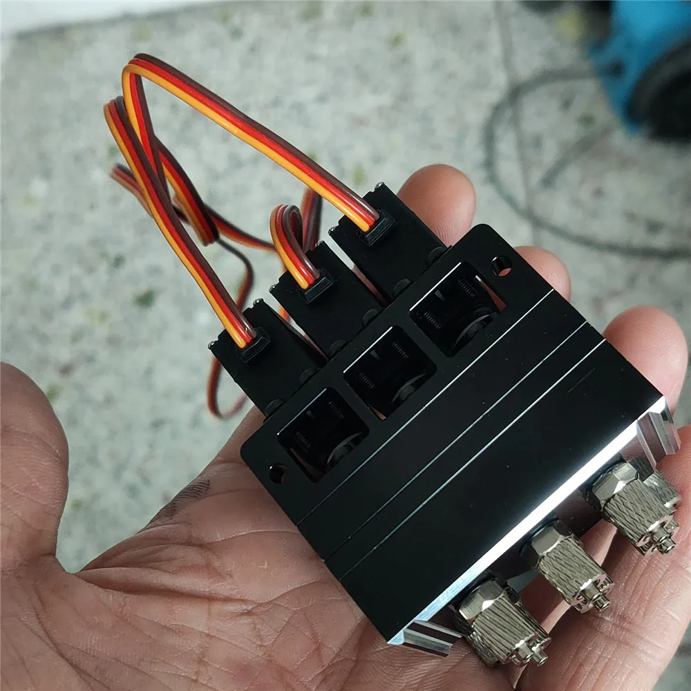 3CH Гидравлический Реверсивный клапан с рулевым редуктором для 1/14 RC Экскаватора