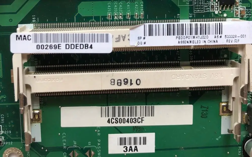 533328 001 для HP Pavilion MS200 MS206 MS228 AIO материнская плата настольного компьютера DA0ZN1MB6C0 100%