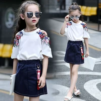 children clothing 2020 summer toddler girls clothes 2pcs fashion outfits kids tracksuit for girls clothing sets 4 6 8 9 10 years