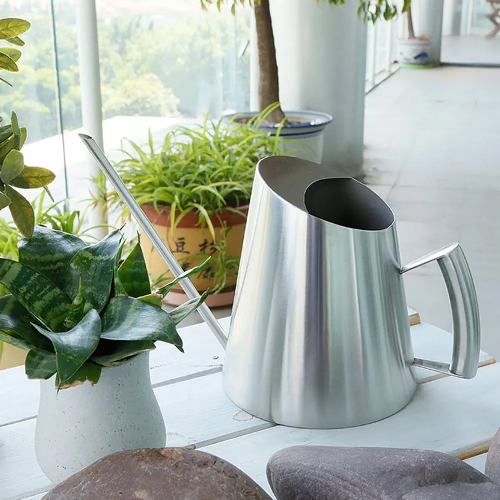 

1Pc 400ML Household Watering Can Stainless Sprinkler Gardening Water Kettle