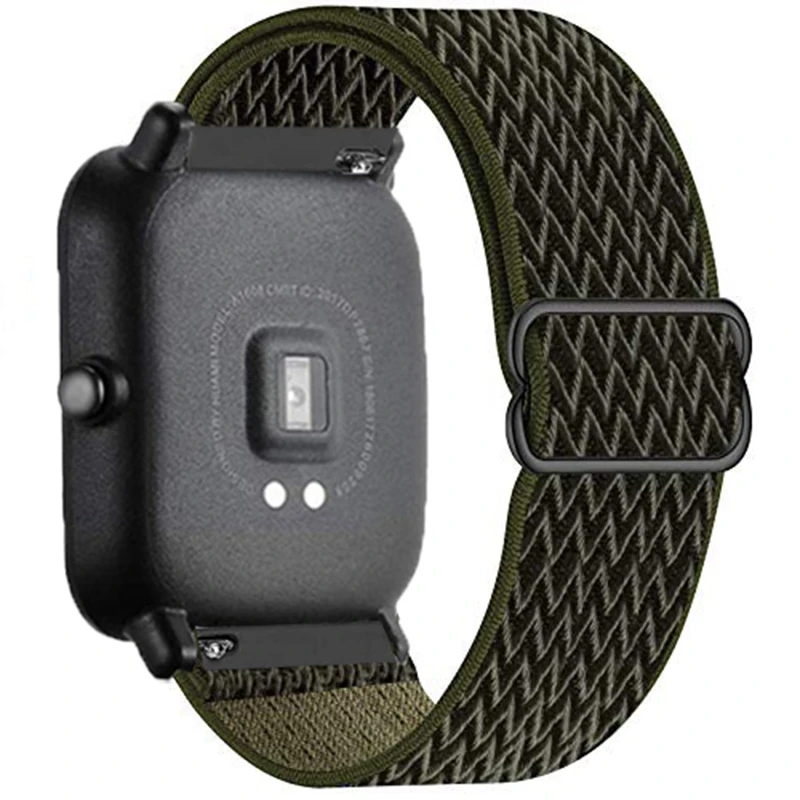 

Ремешок нейлоновый для Samsung Galaxy Watch 3, регулируемый браслет для active 2 Gear S3, Huawei watch GT2 46 мм, 20 мм 22 мм, 45 мм 41 мм
