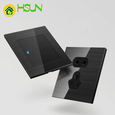 Черный закаленное стекло матовый 86 Тип переключатель гнездо Рисунок 1 2 3 4 банда