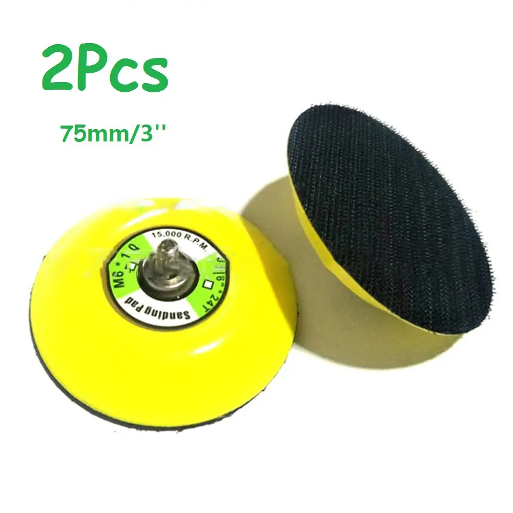 

75mm Backing Pad Self-adhesive Power Tool Sanding Discs For Angle Grinder