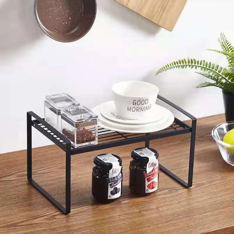 

Multilayer Kitchen Sundries Storage Racks Countertops Flooring Seasoning Spice Jar Shelf Dish Rack Accessories