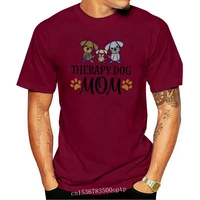 therapy dog mom t shirt apparel clothing animals cute pets funny mens