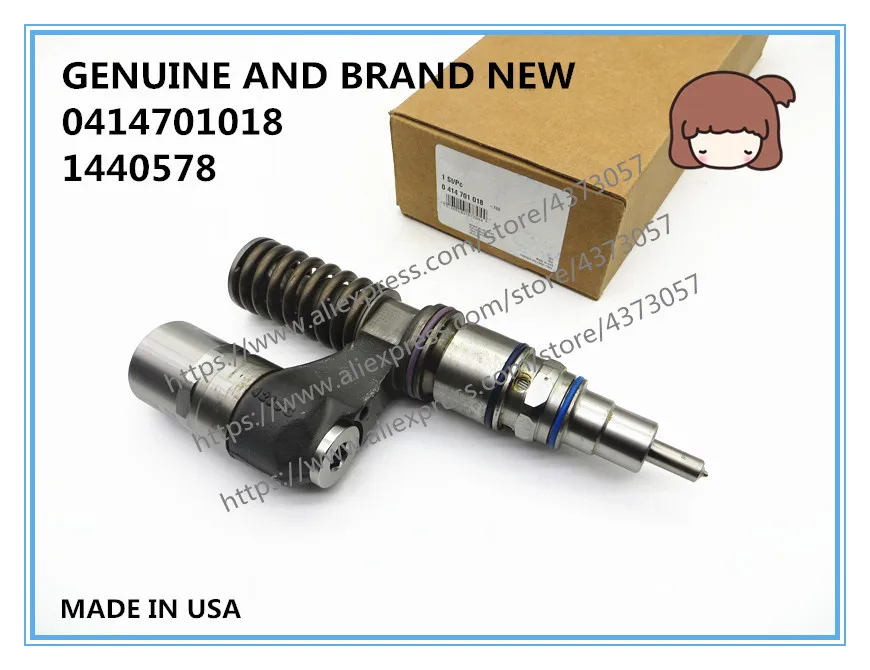 Оригинальный и совершенно новый дизельный блок топливный инжектор 0414701018 1440578 |