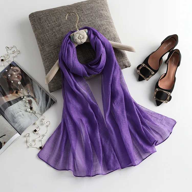 

Fashion Plain Shimmer Silver Press Viscose Shawl Scarf Winter Bling Zig Zag Oversize Thick White