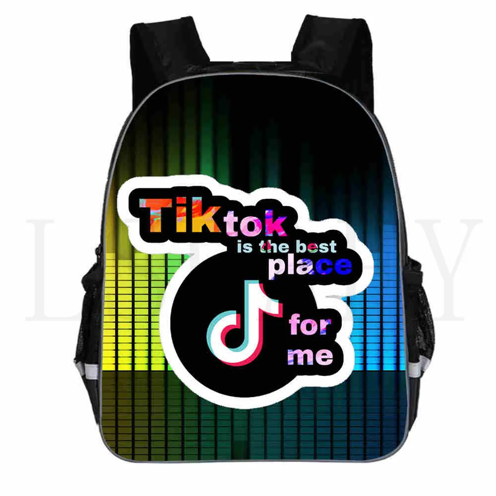 Школьный рюкзак TIK TOK для мальчиков и девочек повседневные сумки с популярным