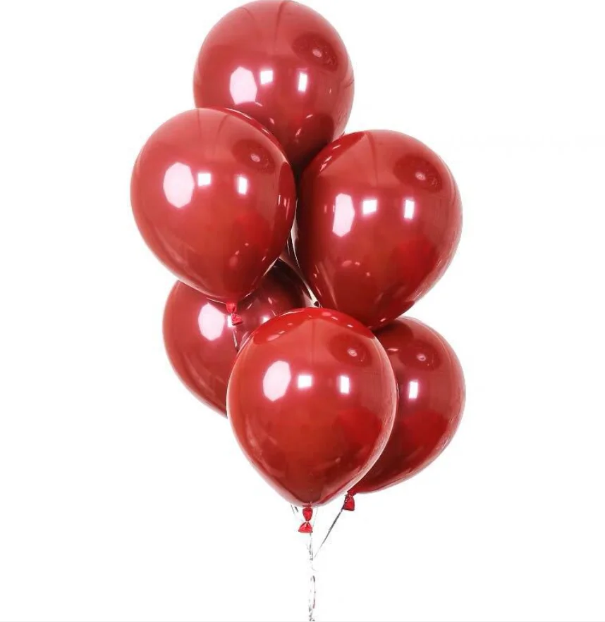 

Фабрика утепленные 2,2g гранатовый красный шар Свадебные украшения вечерние романтические надувные шарики для воздушных шаров