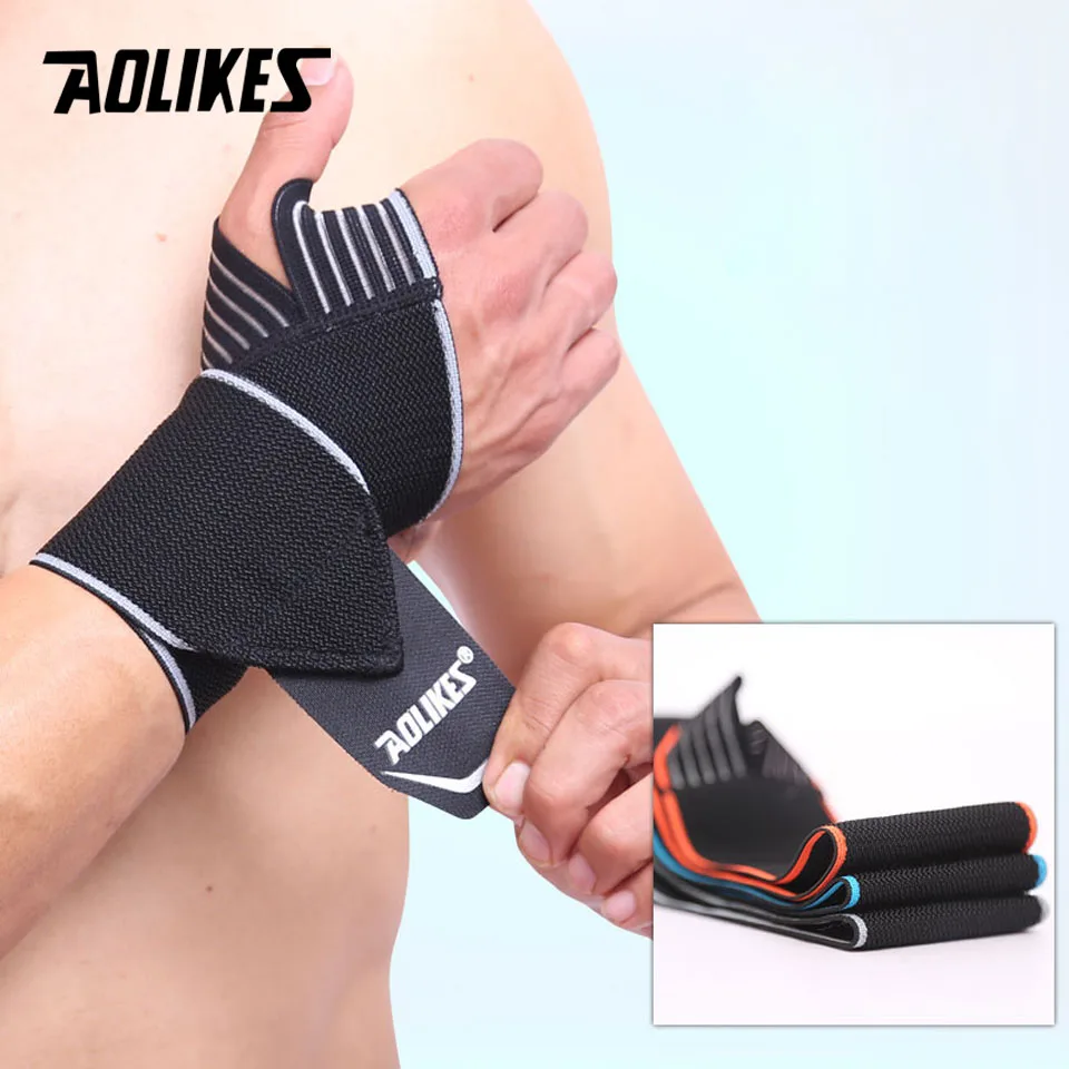 Нейлоновая компрессионная повязка для запястья поддержка спортзала поднятия