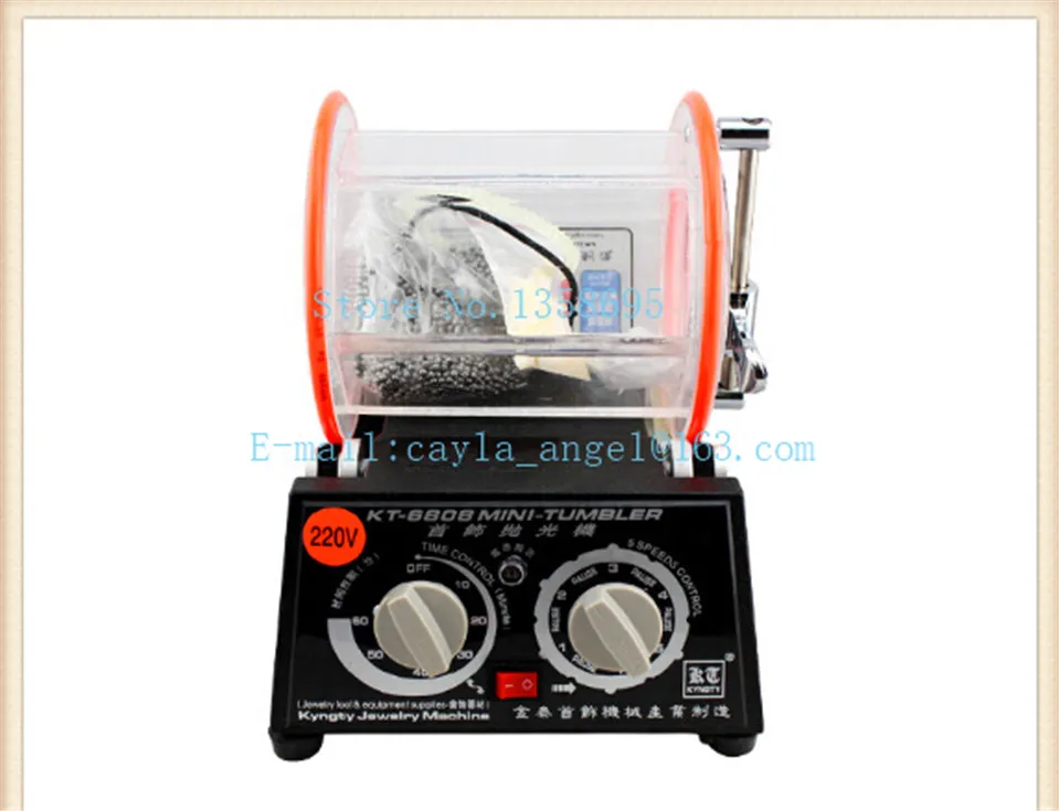 Diy машина для ювелирных изделий роторная полировальная барабанная kt6808