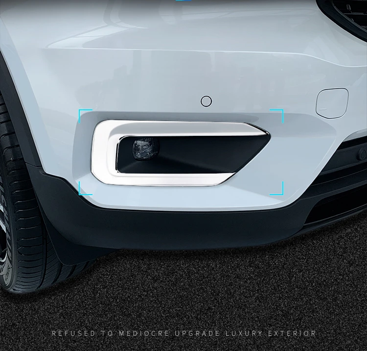 Для Volvo XC40 2018 2019 передняя противотуманная фара рамка панель планки ABS