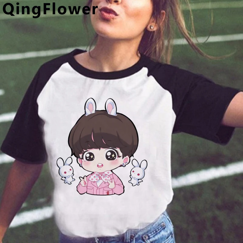 

Женская Винтажная Футболка Bangtan Boys, летняя футболка в стиле ольччан, Харадзюку, с изображением альбома жизни и динамита