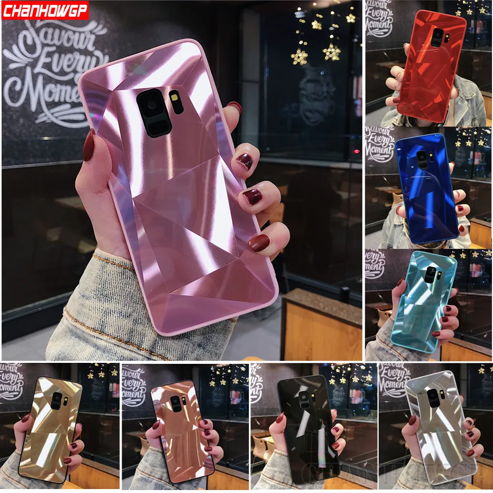 Роскошный Алмазный зеркальный чехол для Samsung Galaxy A10 A20 A30 A50 A60 A70 M10 M20 M30 S10 S9 S8 Plus S10e A9