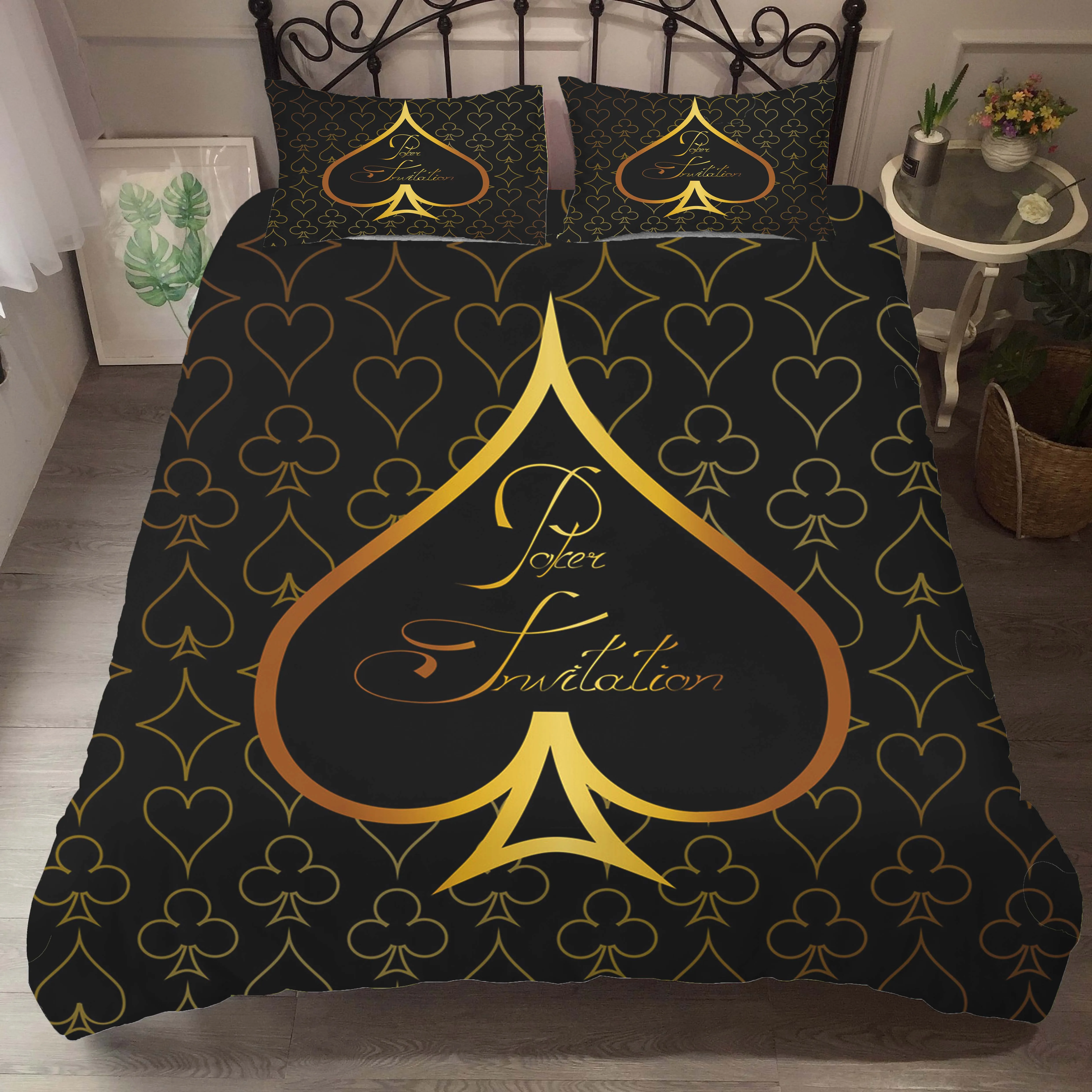 

Пододеяльник с 3D рисунком Tarot, пододеяльник с наволочкой для взрослых, двуспальная, одинаковый размер