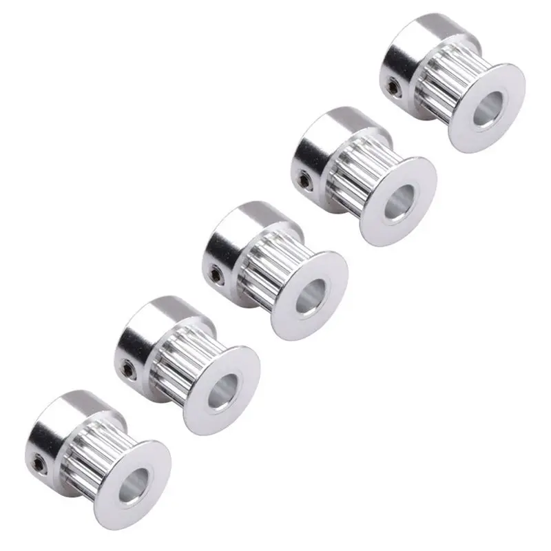 5 шт. алюминиевые шкивы для ремня ГРМ GT2 20 зубьев диаметр мм ширина 6 и гаечный ключ