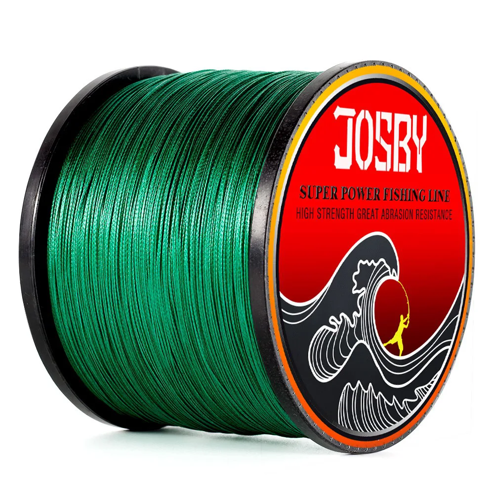 

JOSBY Brand 1000m 8 Strands Multicolour PE Braided Wire Multifilament Fishing Line Fishing Tackle 15LBS-80LBS Carp Fishing
