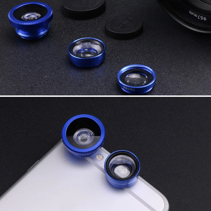 3 в 1 широкоугольный объектив рыбий глаз | Мобильные телефоны и аксессуары