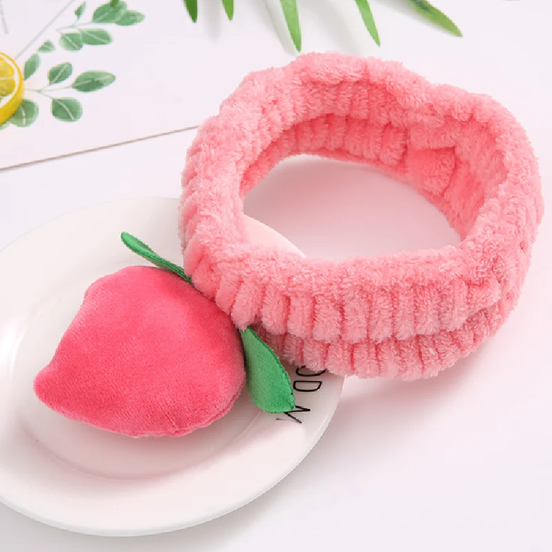 Женская повязка на голову с бантом мягкая флисовая аксессуар для волос в