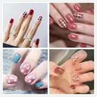 14 штлист Леопардовый лак для ногтей стикер DIY клей обертывания водонепроницаемый стикер для ногтей s лак для ногтей стикер для ногтей