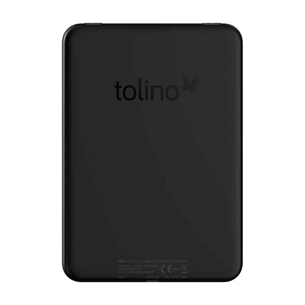Электронная книга Tolino Vision 2 Ежедневный Водонепроницаемый e ink 6 дюймов 1024x758