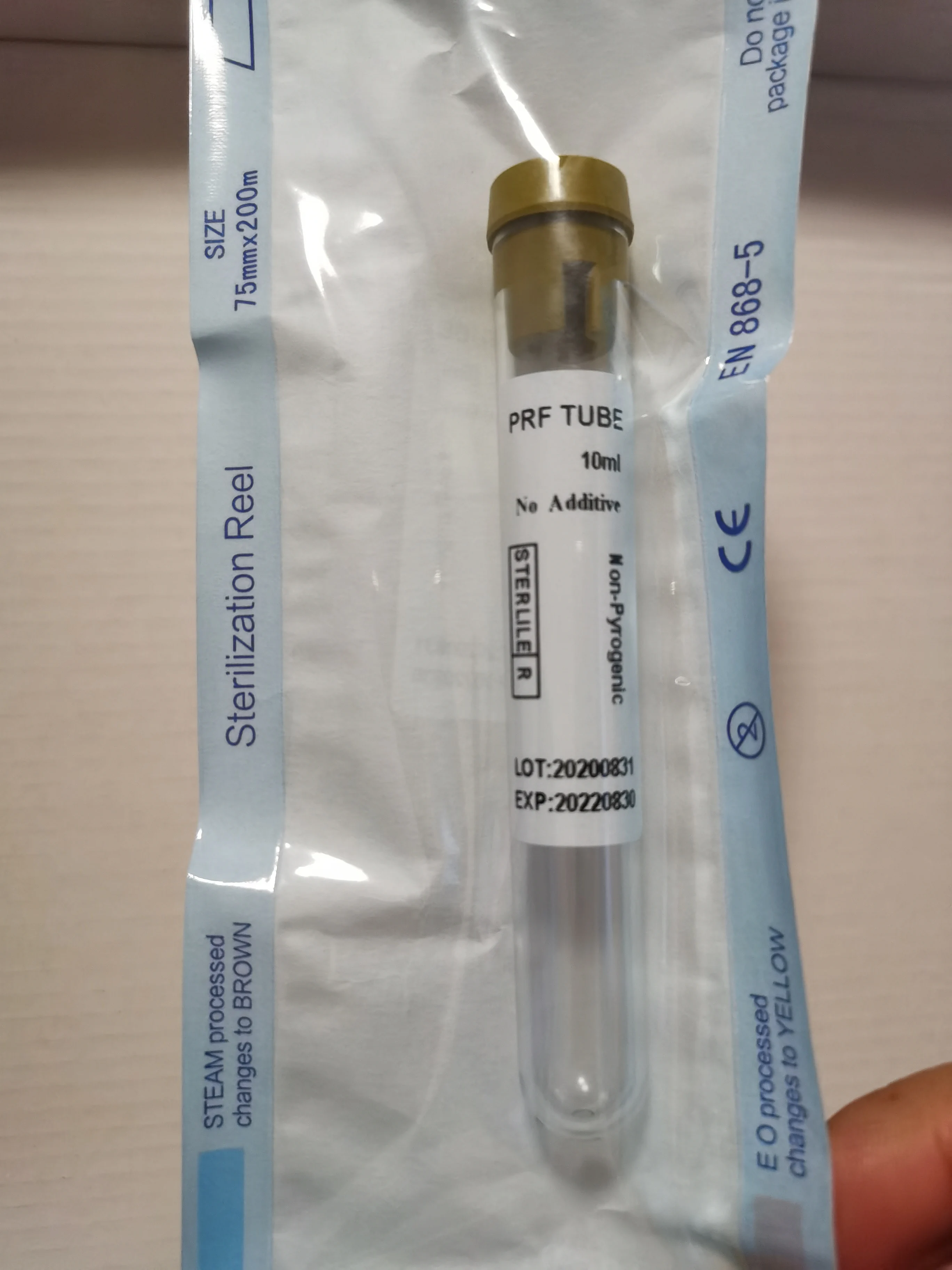 50 шт. 10 мл трубка PRF богатая тромбоцитами фибрина крови для лечение зубов челюстно