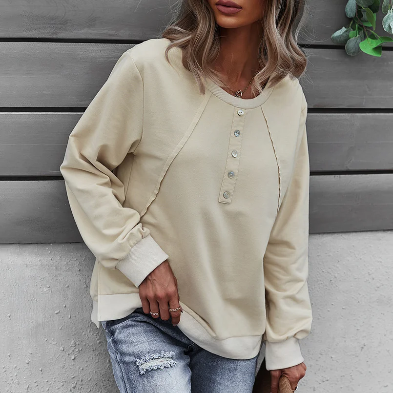 

Women Hoodies & Sweatshirts Autumn Winter Clothing 2021 Female Long Sleeve Pullover Fashion O Neck Hoodie Ladies Tops Clothes