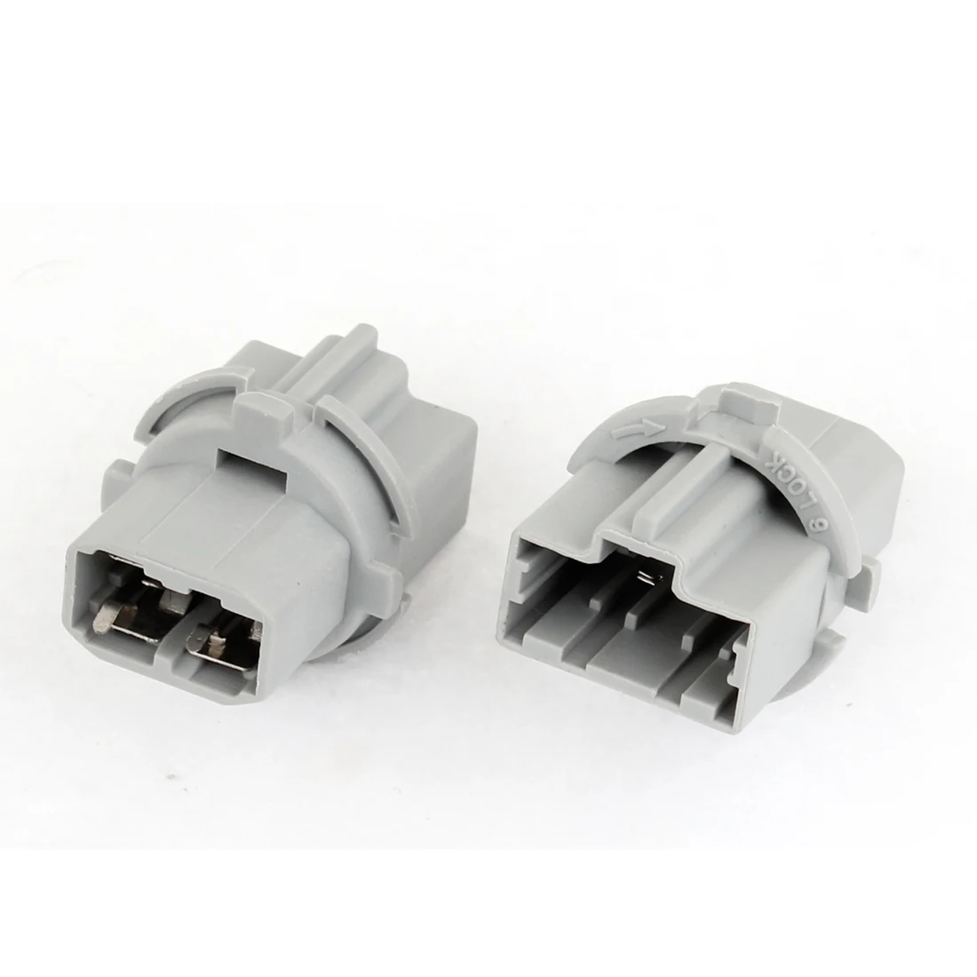 Автомобильный стоп-сигнал 2 шт. серый пластик 3 Pin T20 | Автомобили и мотоциклы