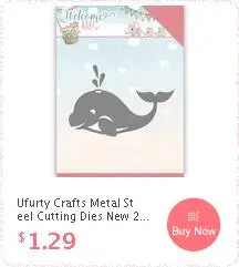 Ufurty 3D подарочная коробка Прошитые металлические Вырубные штампы DIY Выгравированные штампы изготовление бумажных карточек Скрапбукинг Вырубные штампы Новинка