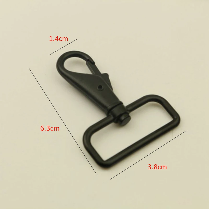 10pcs Pick Webbing Hardware hook Swivel Snap metal Hooks Hardware Side Release Buckle Backpack Straps Bag Parts Bag Accessories