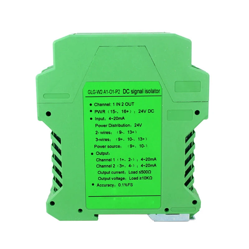 DC Signal Isolator Isolated Converter Isolation Sensors 4-20ma 0-5V to 0-10V Analog Input Output Dual Channel | Инструменты