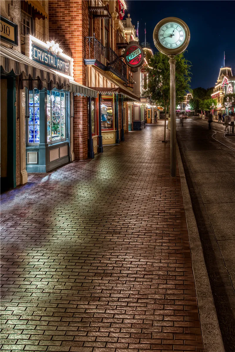 

Nitree Photography Props Backdrop Outdoor Retro Beautiful Town Street Photo Studio Photo Background Photophone